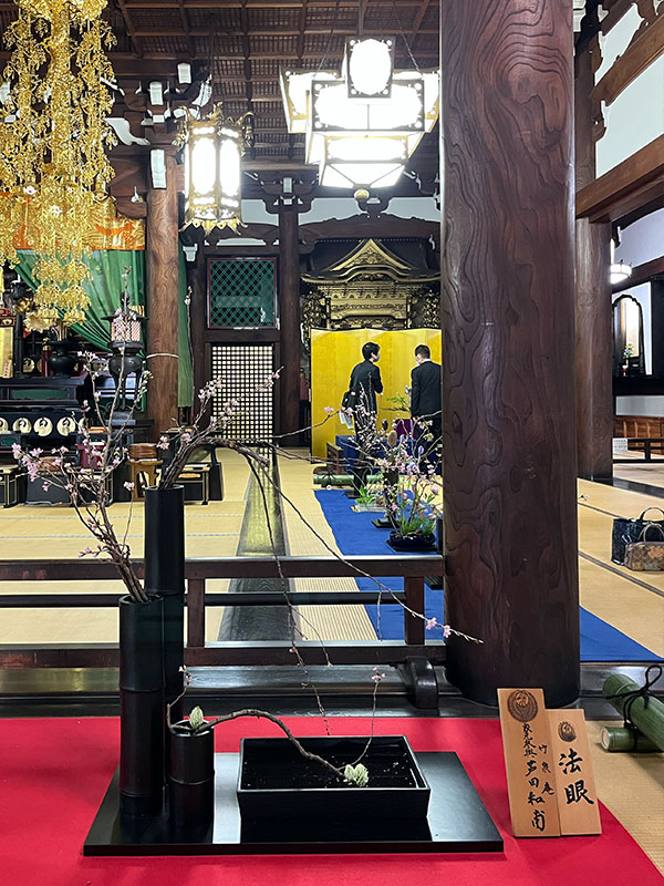 2023年　華道本能寺いけばな展