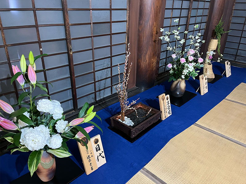 2023年　華道本能寺いけばな展