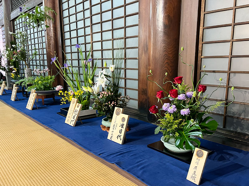 2024年　華道本能寺いけばな展